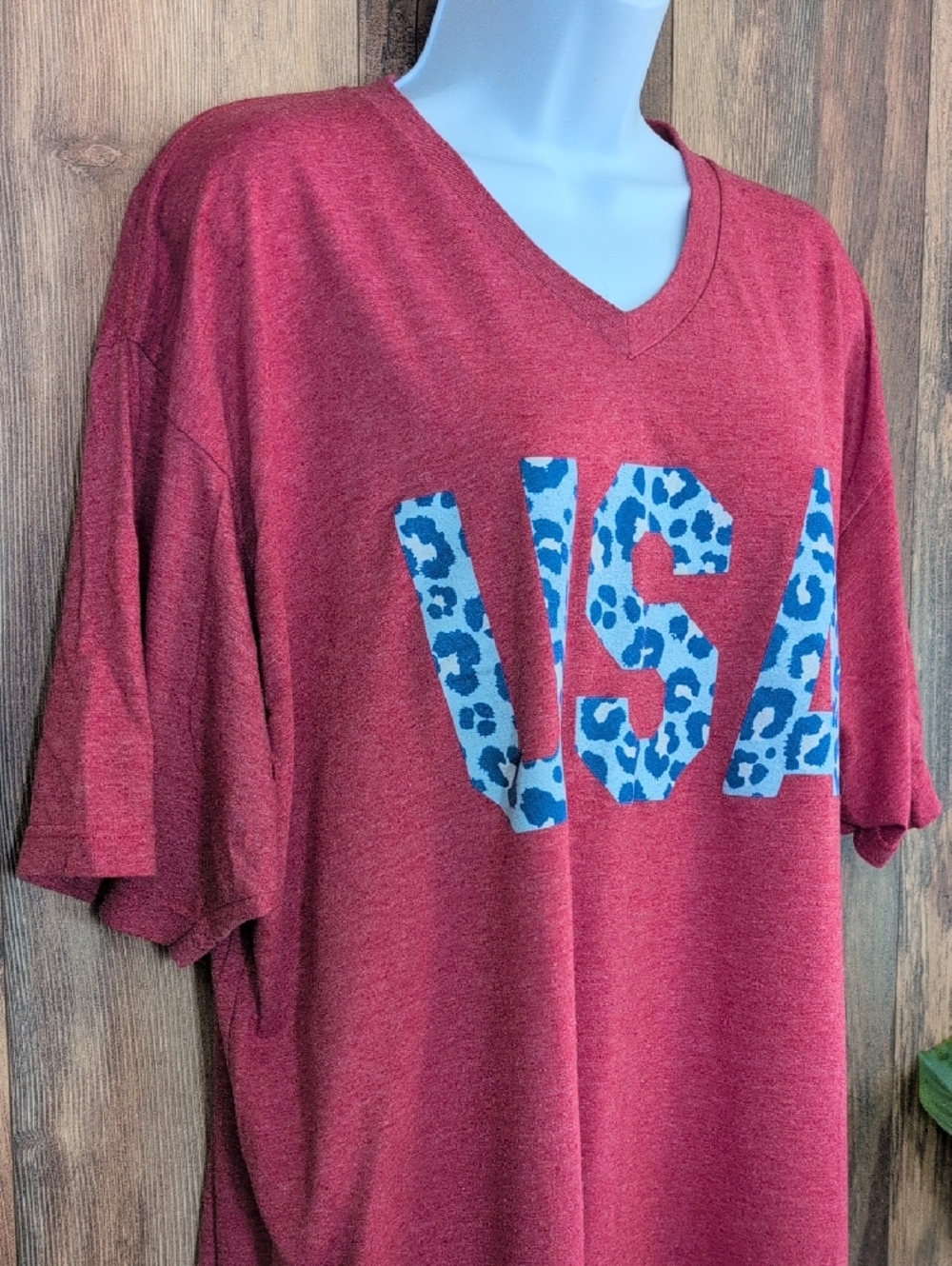 Oliver & Otis V-Neck USA Graphic Tee XXL                    AC144